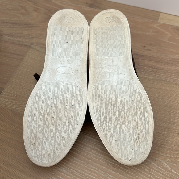 Suitsupply Brown Calf Leather White Sole Fashion Sneakers Lace Up Casual Mens 44 - Picture 5 of 9